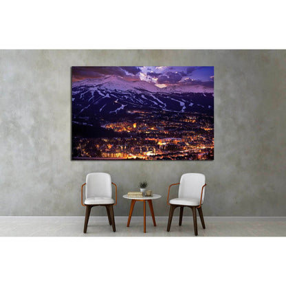 Breckenridge Winter Sunset, Breckenridge, Colorado №1627 Ready to Hang Canvas PrintCanvas art arrives ready to hang, with hanging accessories included and no additional framing required. Every canvas print is hand-crafted, made on-demand at our workshop a