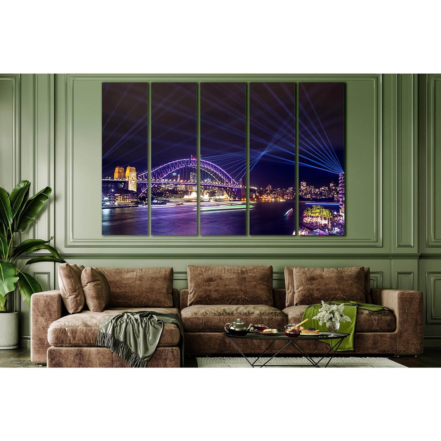 Bridge In Australia №SL1112 Ready to Hang Canvas Print - Zellart Canvas Prints 0new, ALL_Products, Bridges Wall Art