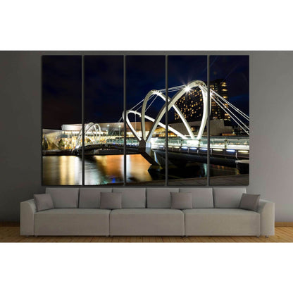 Bridge in Melbourne, Australia №818 Ready to Hang Canvas Print - Zellart Canvas Prints ALL_Products, s-818