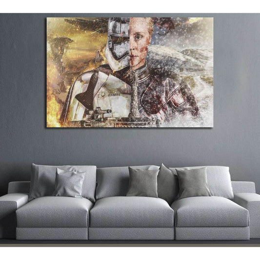 Brienne of Tarth №3329 Ready to Hang Canvas Print - Zellart Canvas Prints ALL_Products, s-3329