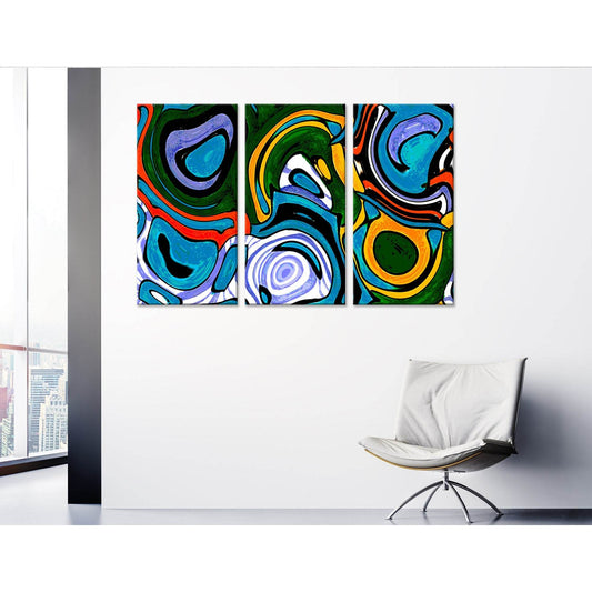 Bright Abstract №04325 Ready to Hang Canvas Print - Zellart Canvas Prints ALL_Products