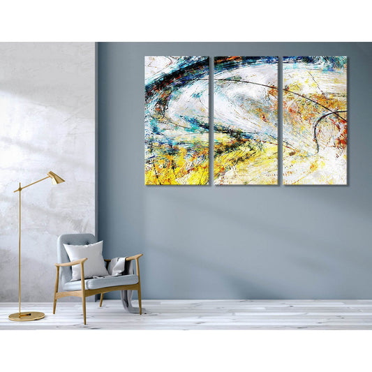 Bright Abstract №04356 Ready to Hang Canvas Print - Zellart Canvas Prints ALL_Products