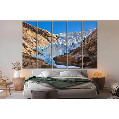 Briksdal Glacier Norway №SL1353 Ready to Hang Canvas Print - Zellart Canvas Prints 0new, ALL_Products, Glacials