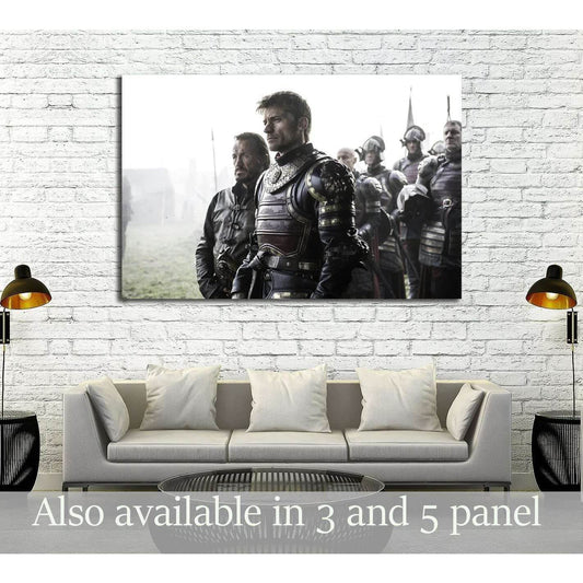 Bronn and Jaime Lannister №3331 Ready to Hang Canvas Print - Zellart Canvas Prints ALL_Products, s-3331