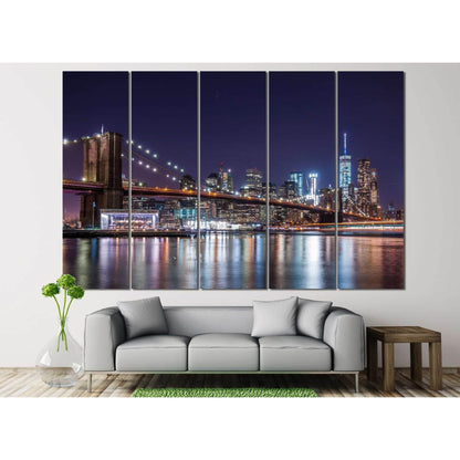 Brooklyn Bridge №120 Ready to Hang Canvas Print - Zellart Canvas Prints 0_NY_ART, ALL_Products, wd-120