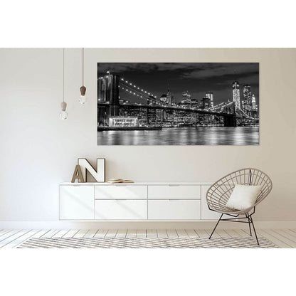Brooklyn Bridge №3002 Ready to Hang Canvas Print - Zellart Canvas Prints 0_NY_ART, ALL_Products, z-3002