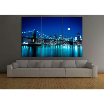 Brooklyn Bridge №121 Ready to Hang Canvas PrintCanvas art arrives ready to hang, with hanging accessories included and no additional framing required. Every canvas print is hand-crafted, made on-demand at our workshop and expertly stretched around 100% No