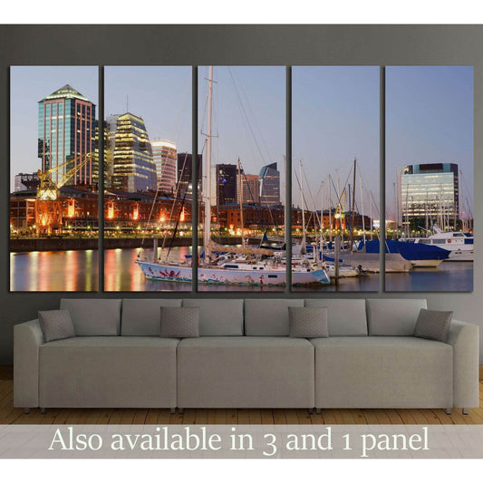 Buenos Aires Cityscape №1142 Ready to Hang Canvas Print - Zellart Canvas Prints ALL_Products, s-1142