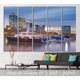 Buenos Aires Cityscape, Argentina №1143 Ready to Hang Canvas Print