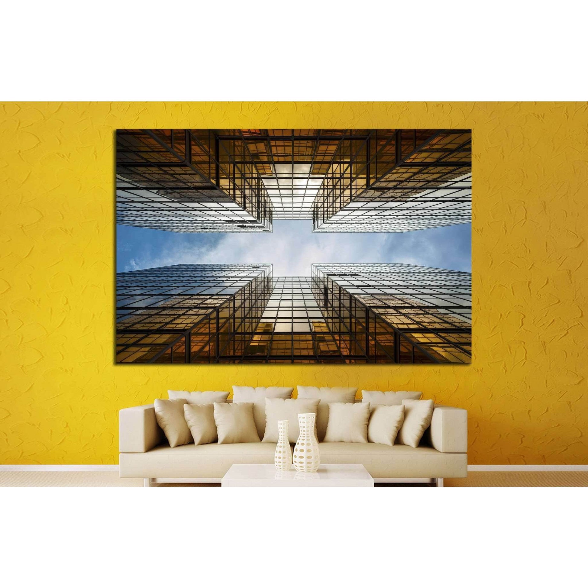 Building Abstract №1046 Ready to Hang Canvas PrintCanvas art arrives ready to hang, with hanging accessories included and no additional framing required. Every canvas print is hand-crafted, made on-demand at our workshop and expertly stretched around 100%