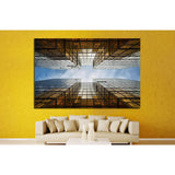 Building Abstract №1046 Ready to Hang Canvas Print