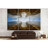 Building Abstract №1046 Ready to Hang Canvas Print