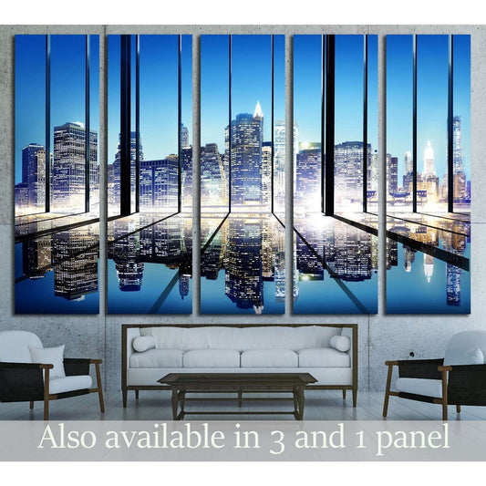 Business Contemporary Meeting Room Office Working Concept №3028 Ready to Hang Canvas Print - Zellart Canvas Prints ALL_Products, s-3028