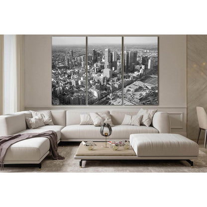 Business District In Melbourne Skyline №SL378 Ready to Hang Canvas Print - Zellart Canvas Prints 0new, ALL_Products, Cityscapes & Skylines