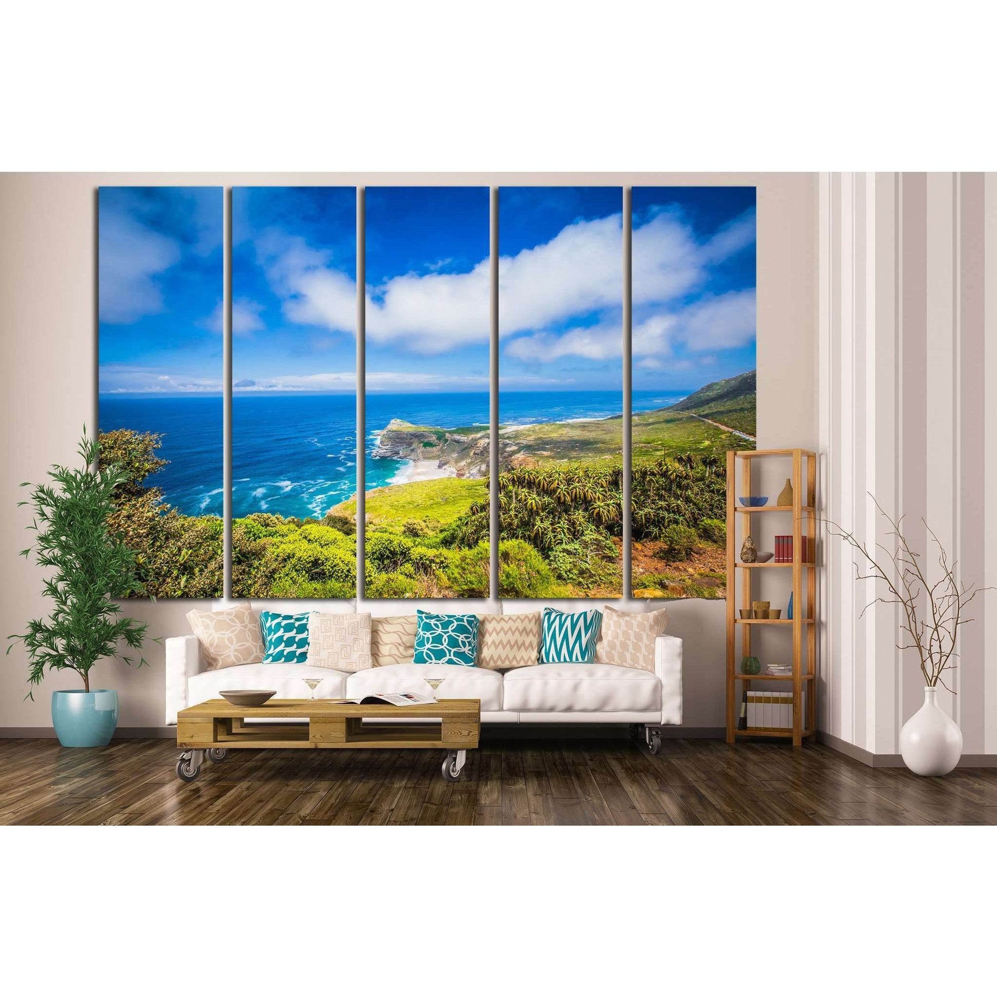 Cape Point , South Africa №627 Ready to Hang Canvas Print - Zellart Canvas Prints ALL_Products, s-627