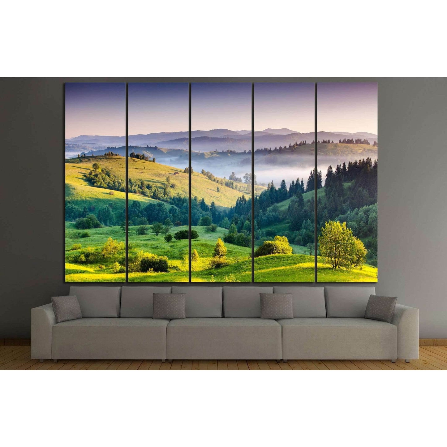 Carpathian, Ukraine №613 Ready to Hang Canvas Print - Zellart Canvas Prints ALL_Products, s-613