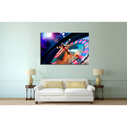 Casino Roulette №546 Ready to Hang Canvas Print - Zellart Canvas Prints ALL_Products, s-546