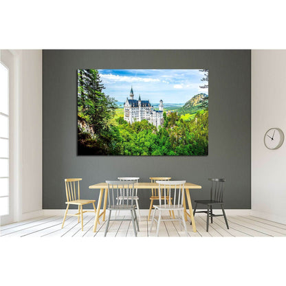 Castle Neuschwanstein №1810 Ready to Hang Canvas PrintCanvas art arrives ready to hang, with hanging accessories included and no additional framing required. Every canvas print is hand-crafted, made on-demand at our workshop and expertly stretched around