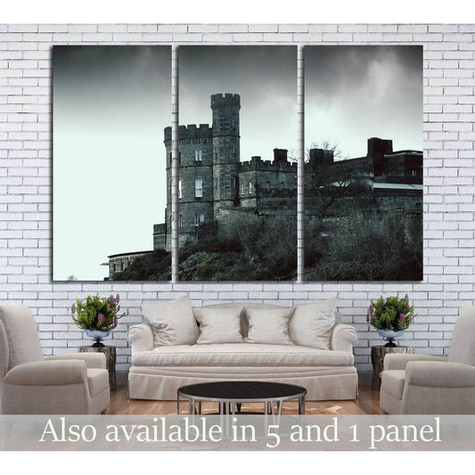 Castle on the rock - horror picture №1801 Ready to Hang Canvas Print - Zellart Canvas Prints ALL_Products, s-1801