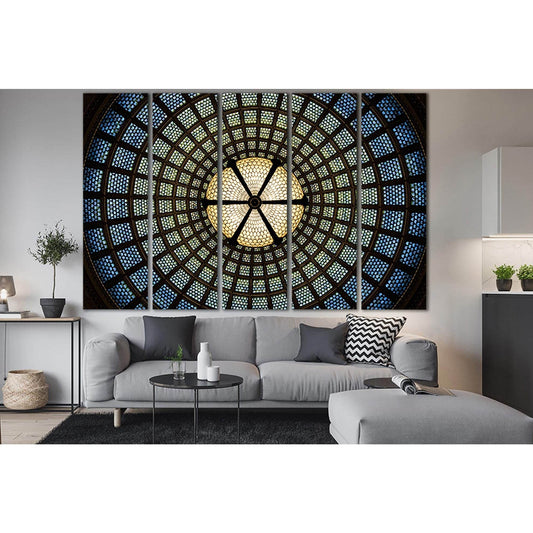 Ceiling Wall Architecture №SL1387 Ready to Hang Canvas Print - Zellart Canvas Prints 0new, ALL_Products, Architecture
