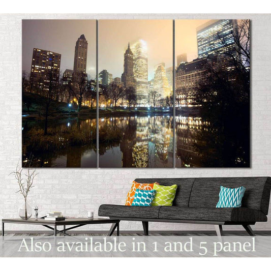 Central Park New York №115 Ready to Hang Canvas Print - Zellart Canvas Prints 0_NY_ART, ALL_Products, wd-115