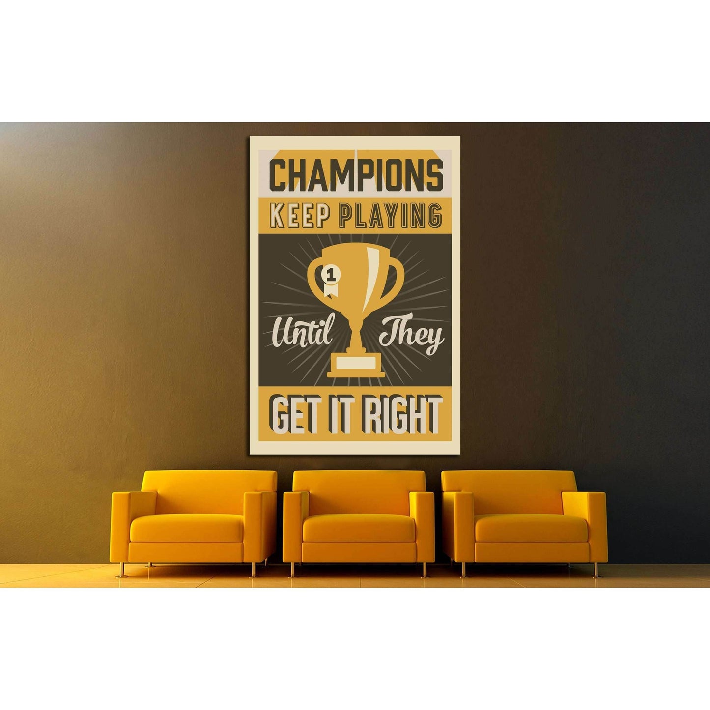 champions №4541 Ready to Hang Canvas Print - Zellart Canvas Prints ALL_Products, s-4541