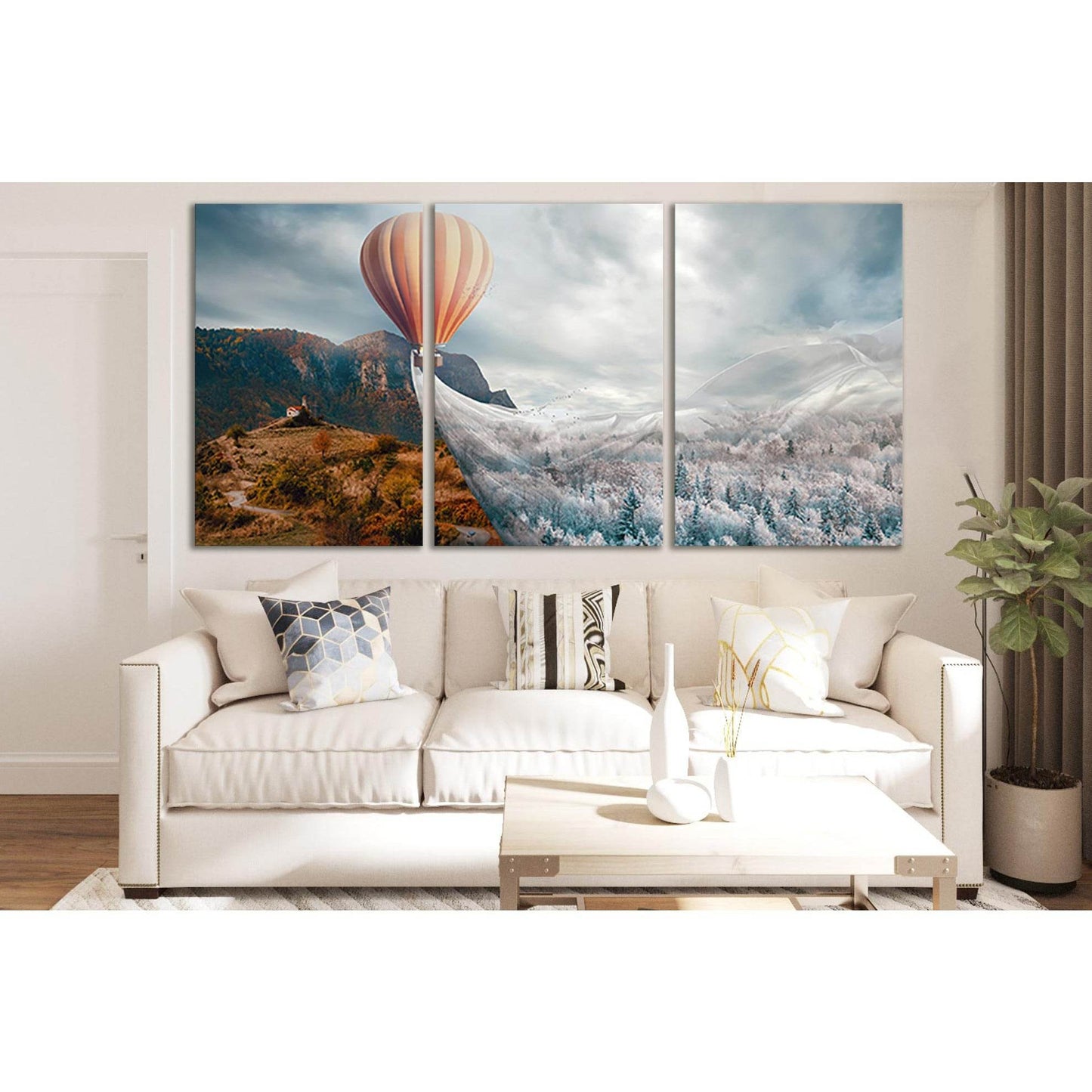 Changing The Season №SL1278 Ready to Hang Canvas Print - Zellart Canvas Prints 0new, ALL_Products, Fantasy And Sci Fi Wall Art