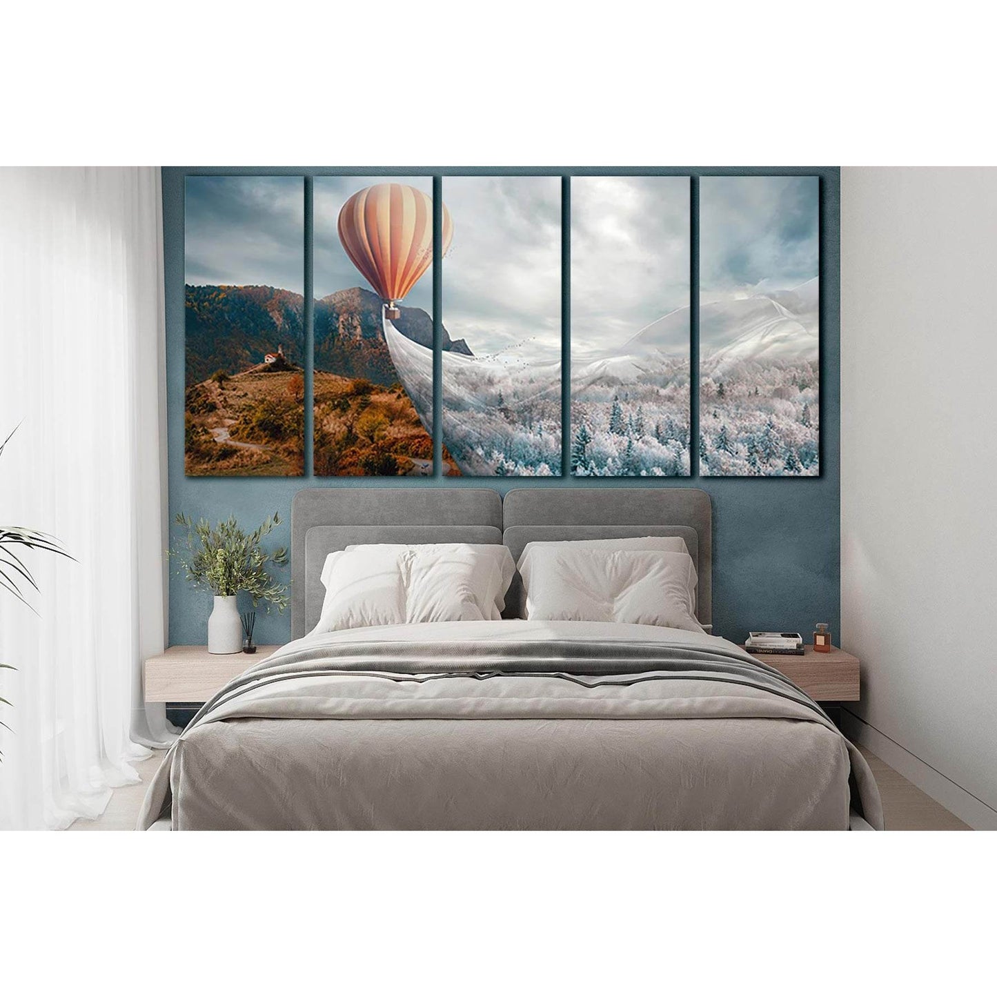 Changing The Season №SL1278 Ready to Hang Canvas Print - Zellart Canvas Prints 0new, ALL_Products, Fantasy And Sci Fi Wall Art