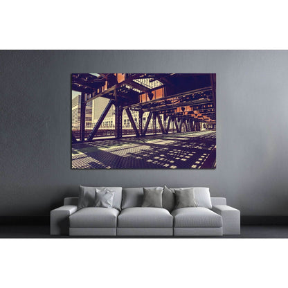 Chicago №892 Ready to Hang Canvas Print - Zellart Canvas Prints ALL_Products, s-892