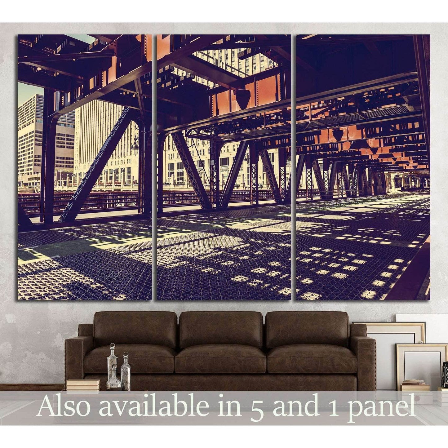 Chicago №892 Ready to Hang Canvas Print - Zellart Canvas Prints ALL_Products, s-892