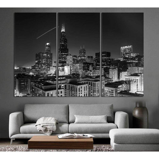 Chicago Cityscape №1098 Ready to Hang Canvas PrintCanvas art arrives ready to hang, with hanging accessories included and no additional framing required. Every canvas print is hand-crafted, made on-demand at our workshop and expertly stretched around 100%