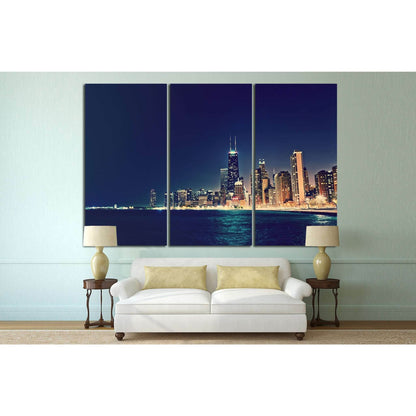 Chicago, Illinois №242 Ready to Hang Canvas Print - Zellart Canvas Prints ALL_Products, wd-242