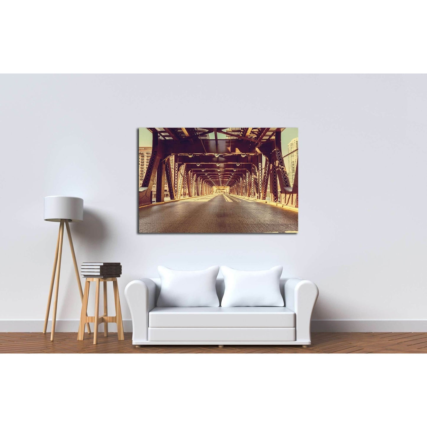 Chicago №2172 Ready to Hang Canvas PrintCanvas art arrives ready to hang, with hanging accessories included and no additional framing required. Every canvas print is hand-crafted, made on-demand at our workshop and expertly stretched around 100% North Ame
