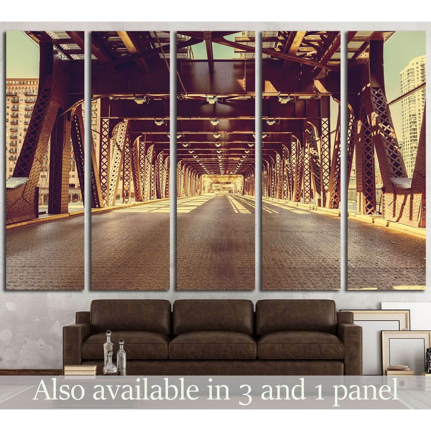 Chicago №2172 Ready to Hang Canvas PrintCanvas art arrives ready to hang, with hanging accessories included and no additional framing required. Every canvas print is hand-crafted, made on-demand at our workshop and expertly stretched around 100% North Ame