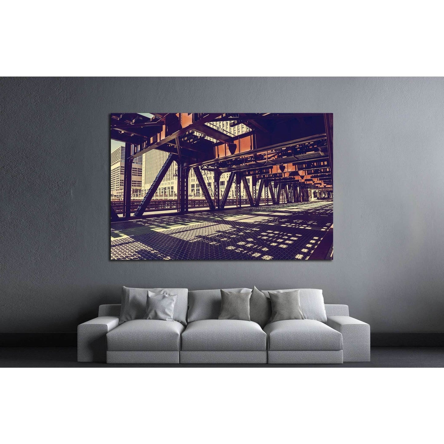 Chicago №892 Ready to Hang Canvas PrintCanvas art arrives ready to hang, with hanging accessories included and no additional framing required. Every canvas print is hand-crafted, made on-demand at our workshop and expertly stretched around 100% North Amer