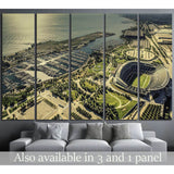 Chicago Soldiers Filed Stadium and harbor №2042 Ready to Hang Canvas Print