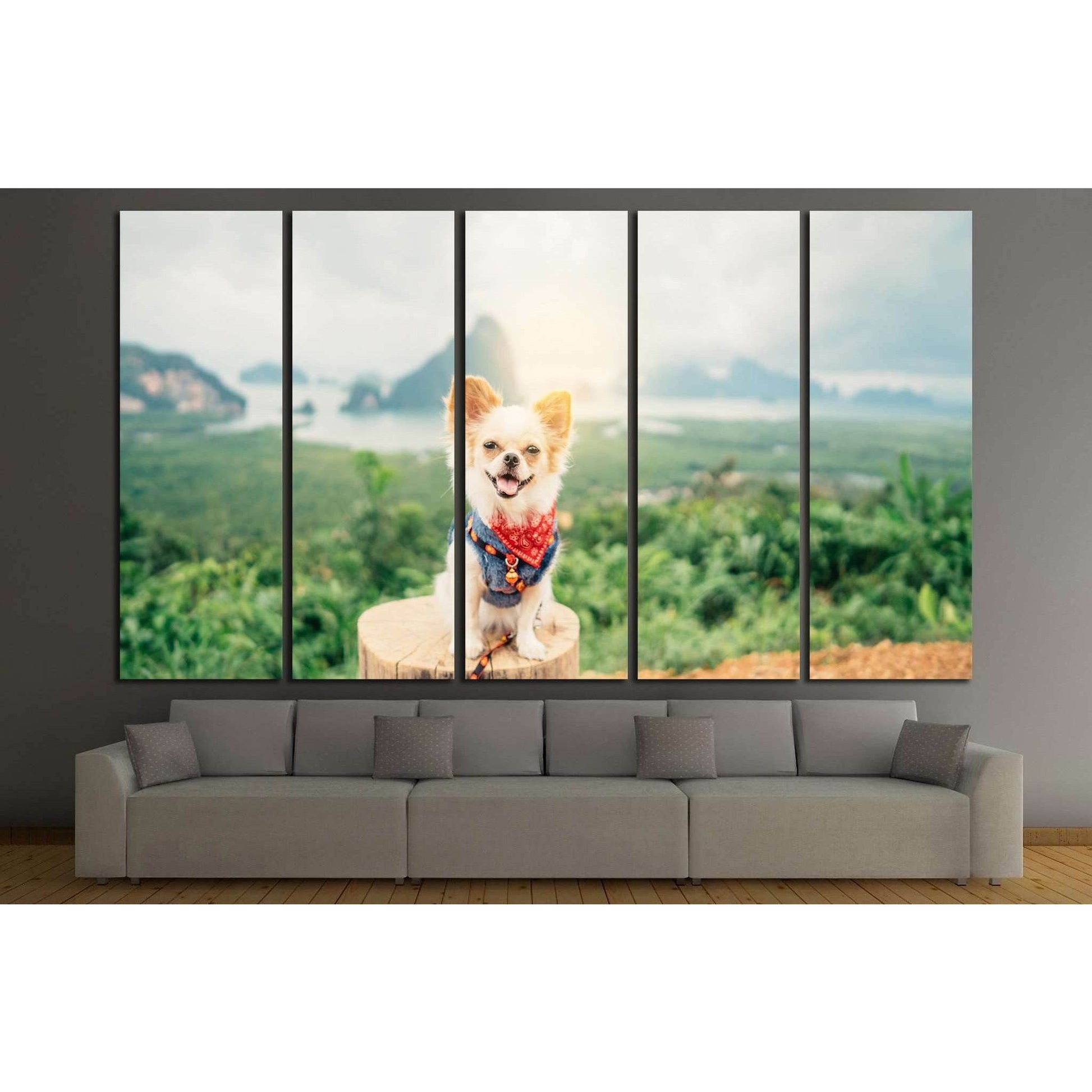 Chihuahua №3 Ready to Hang Canvas Print - Zellart Canvas Prints ALL_Products, s-3