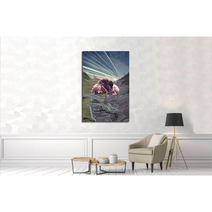 childrens play division point (Eugenia Loli) №3392 Ready to Hang Canvas Print - Zellart Canvas Prints ALL_Products, s-3392