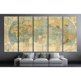 Chinese world map from 1604 №1484 Ready to Hang Canvas Print