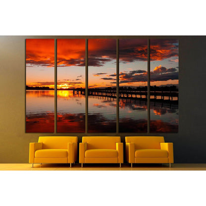 Christchurch New Zealand Sunset №2688 Ready to Hang Canvas PrintCanvas art arrives ready to hang, with hanging accessories included and no additional framing required. Every canvas print is hand-crafted, made on-demand at our workshop and expertly stretch