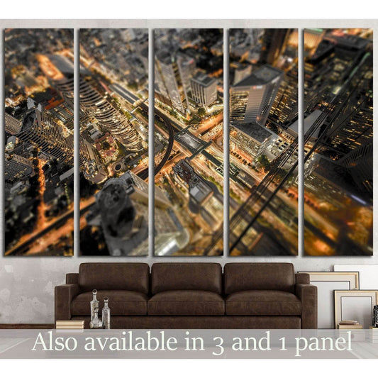 City abstract №1637 Ready to Hang Canvas Print - Zellart Canvas Prints ALL_Products, s-1637