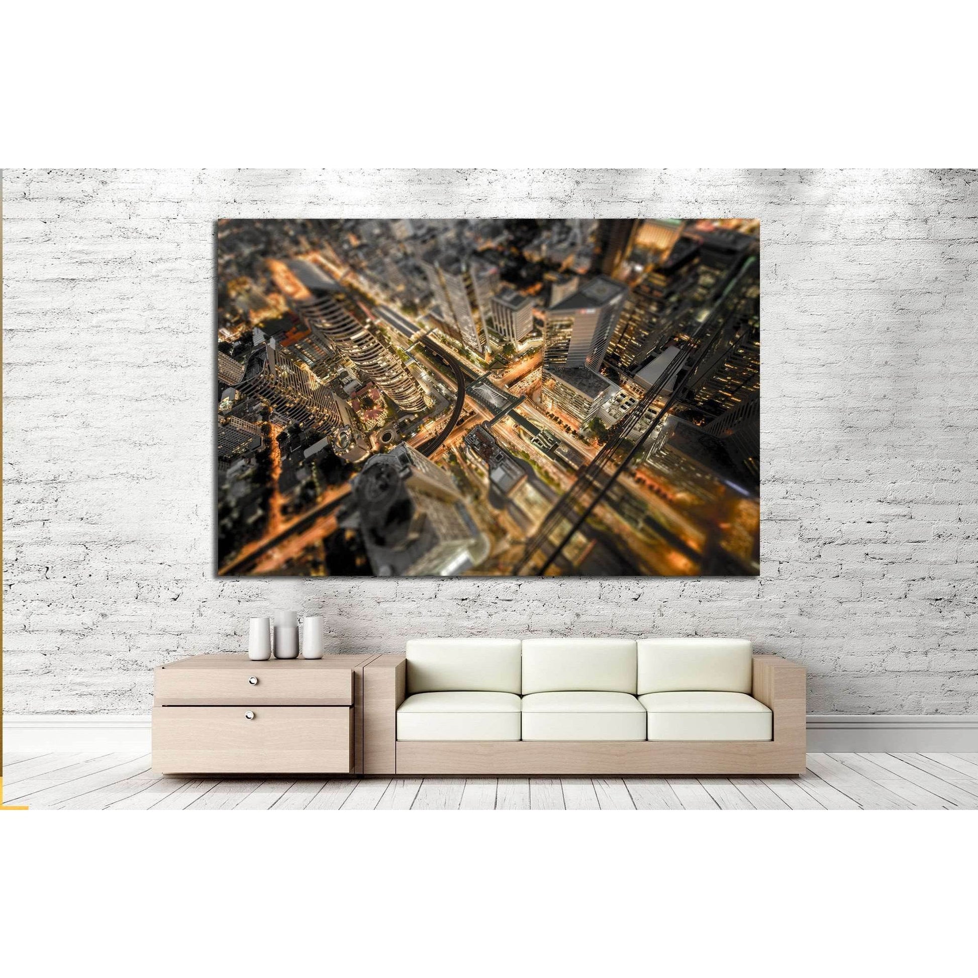 City abstract №1637 Ready to Hang Canvas PrintCanvas art arrives ready to hang, with hanging accessories included and no additional framing required. Every canvas print is hand-crafted, made on-demand at our workshop and expertly stretched around 100% Nor
