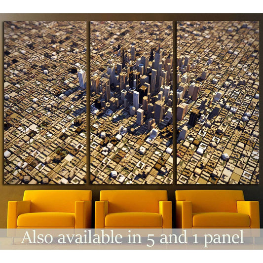 city downtown №1509 Ready to Hang Canvas PrintCanvas art arrives ready to hang, with hanging accessories included and no additional framing required. Every canvas print is hand-crafted, made on-demand at our workshop and expertly stretched around 100% Nor