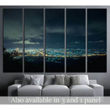 City night from the view point on top of mountain , Hat Yai, Thailand №2189 Ready to Hang Canvas Print