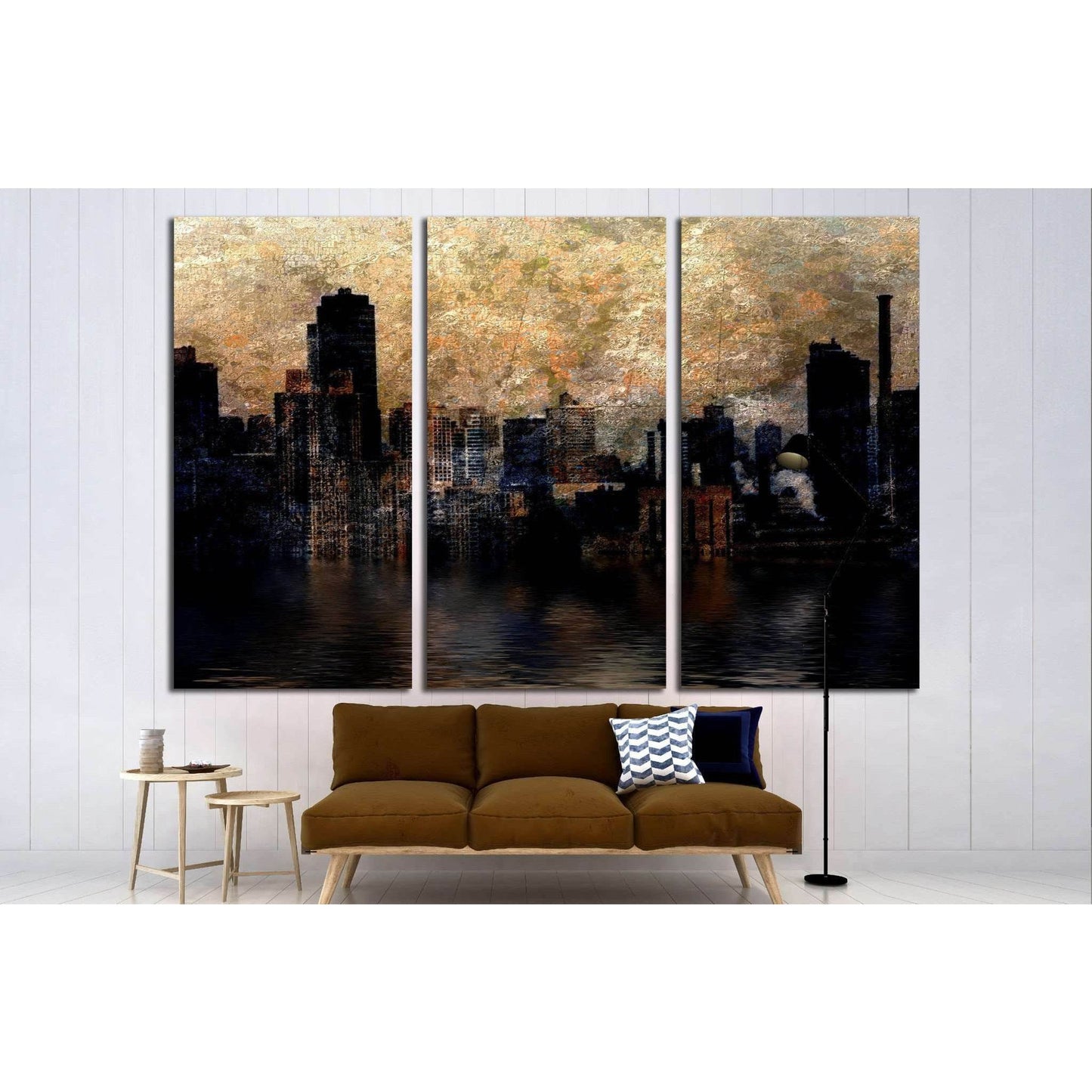City №1617 Ready to Hang Canvas PrintCanvas art arrives ready to hang, with hanging accessories included and no additional framing required. Every canvas print is hand-crafted, made on-demand at our workshop and expertly stretched around 100% North Americ