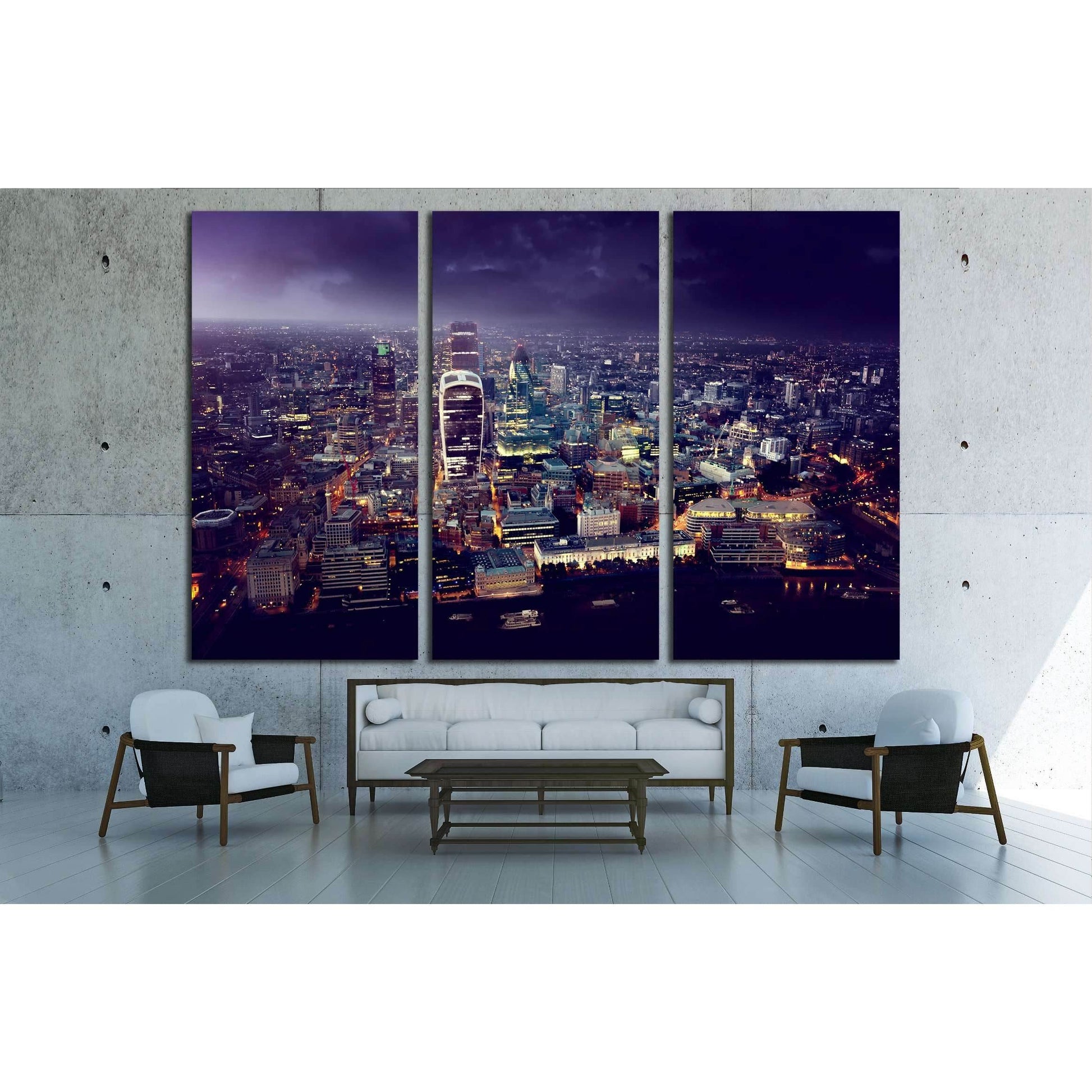 City of London At Sunset №2991 Ready to Hang Canvas PrintCanvas art arrives ready to hang, with hanging accessories included and no additional framing required. Every canvas print is hand-crafted, made on-demand at our workshop and expertly stretched arou