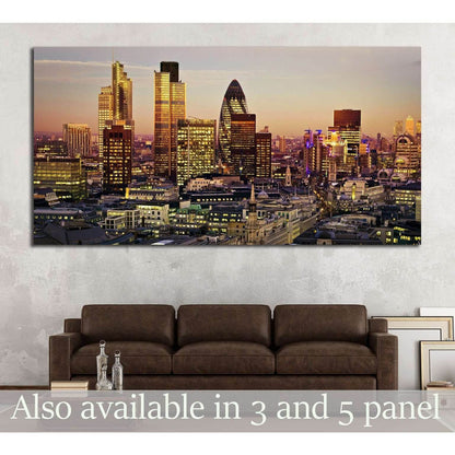 City of London one of the leading centres of global finance №2595 Ready to Hang Canvas PrintCanvas art arrives ready to hang, with hanging accessories included and no additional framing required. Every canvas print is hand-crafted, made on-demand at our w