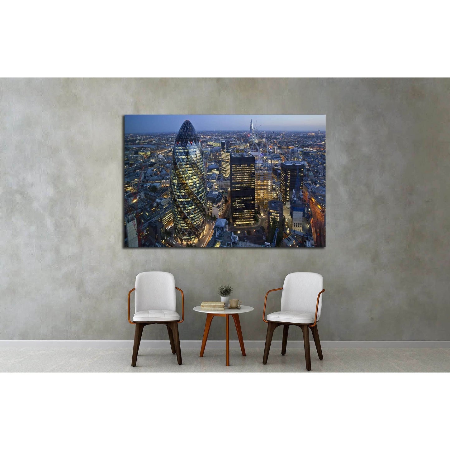 City of London Skyline At Sunse №2148 Ready to Hang Canvas PrintCanvas art arrives ready to hang, with hanging accessories included and no additional framing required. Every canvas print is hand-crafted, made on-demand at our workshop and expertly stretch