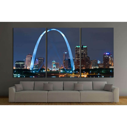 City of St. Louis №2011 Ready to Hang Canvas Print - Zellart Canvas Prints ALL_Products, s-2011
