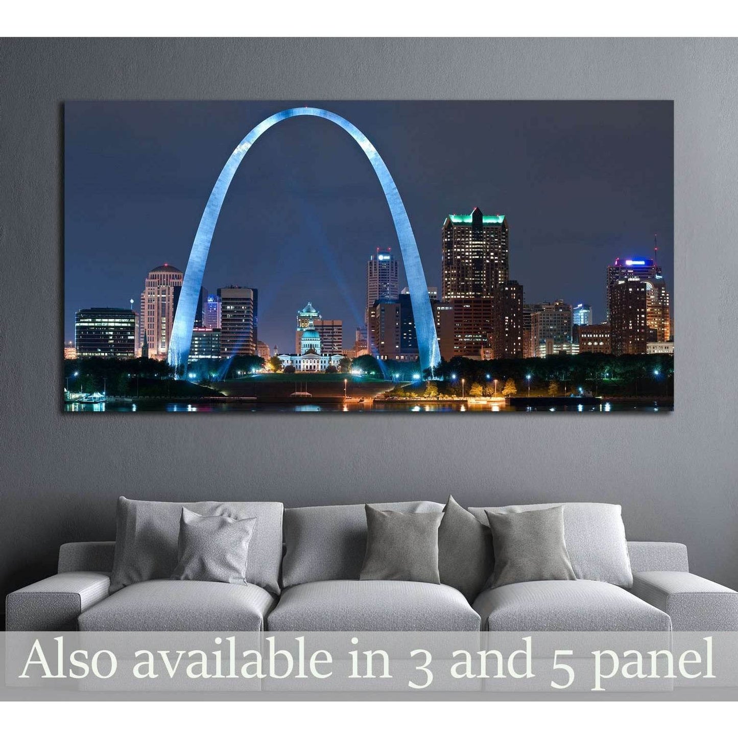 City of St. Louis №2011 Ready to Hang Canvas Print - Zellart Canvas Prints ALL_Products, s-2011